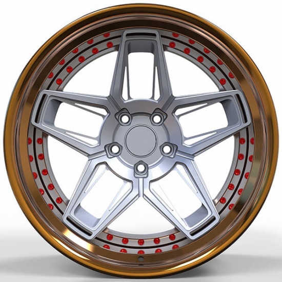 2 Custom 3 Piece Wheels Deep Dish Forged Rims - Forged Alloy Wheel Wholesale