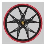 Porsche Panamera Gts Wheels 21 Wheels Brushed Red Lip - Forged Alloy Wheel Wholesale