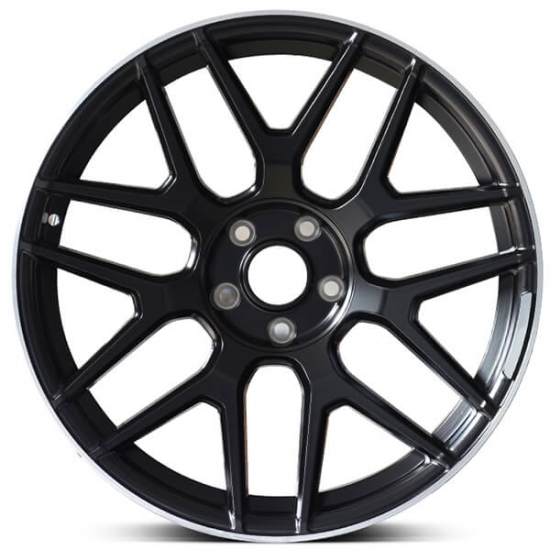 Black Amg Rims Mercedes Replica Wheels 17 18 19 20 - Forged Alloy Wheel Wholesale