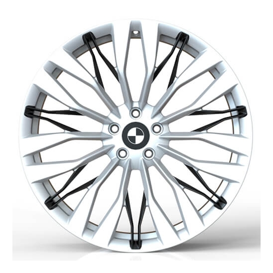 2 Bmw X5 Custom Rims G05 Wheels Gloss Silver And Black - Forged Alloy Wheel Wholesale