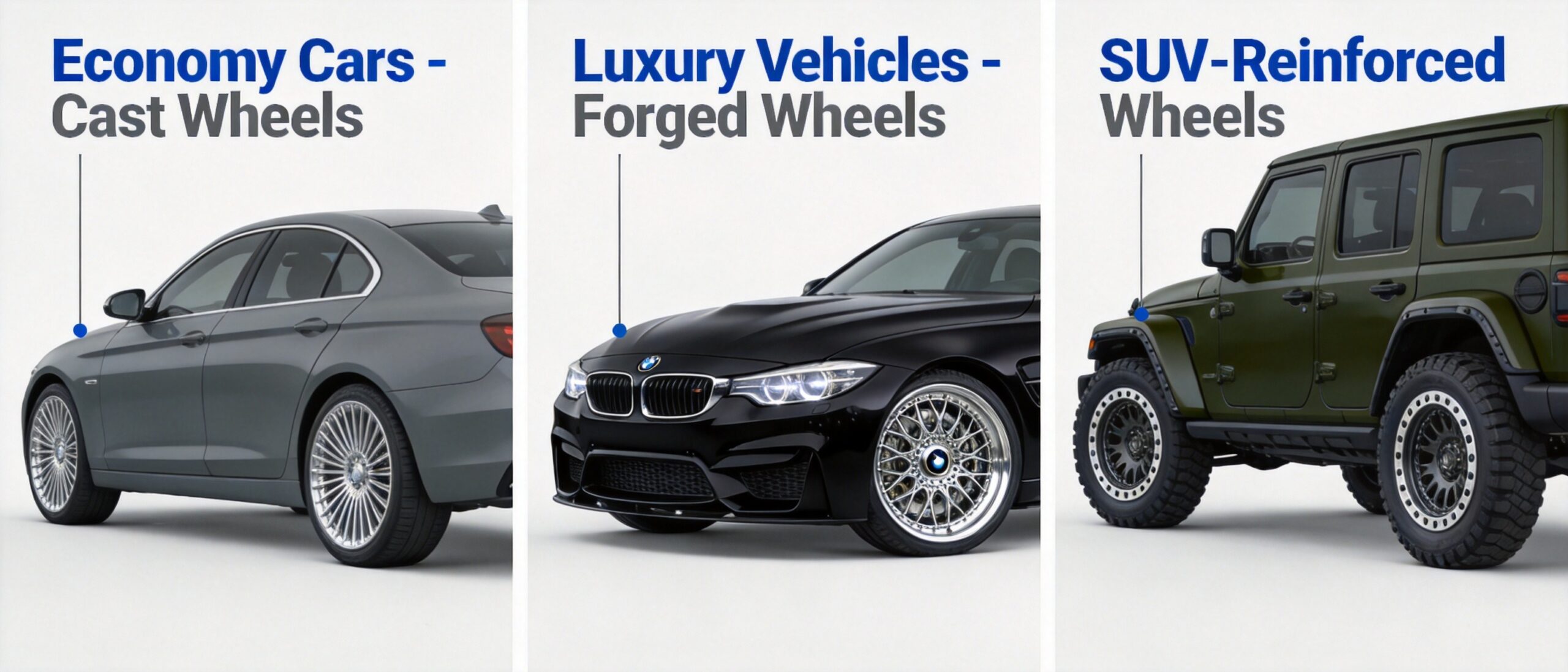 Recommended inventory ratio of forged vs cast alloy wheels for wholesale buyers by market type