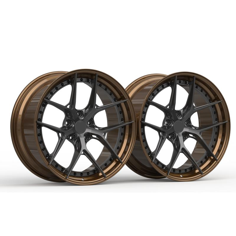 CNC forged alloy wheels ready for wholesale export to GCC countries