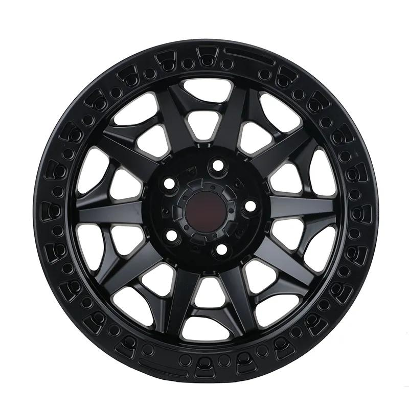 off road wheels for SUV heavy duty alloy beadlock black
