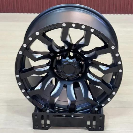 off road wheels for SUV trucks matte black forged alloy